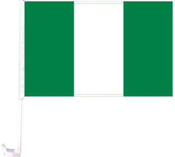 Nigeria Car Flag