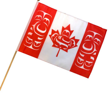 12″ x 18″ Canadian Indigenous Stick Flag