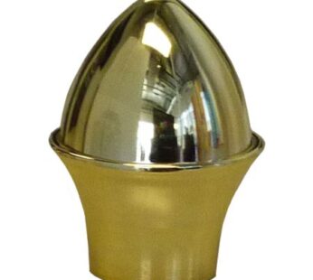 Acorn Finial, 1″ Plastic, Gold (w/insert)