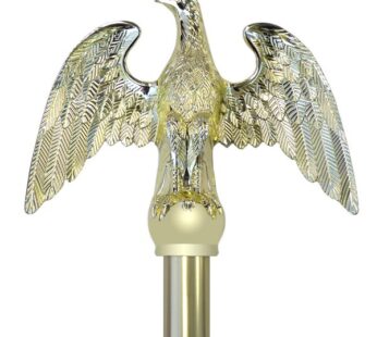 Eagle Finial, Brass Plated (Wing)