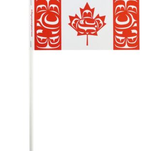 3″ x 6″ Canadian Indigenous Paper Stick Flag