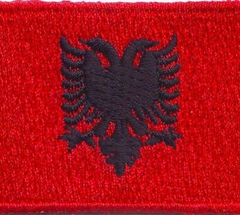 Albania 1.5″x 2.5″ Crest