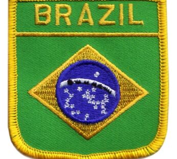 Brazil 2.5″x 2.75″ Shield Crest