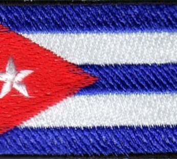 Cuba 1.5″x 2.5″ Crest
