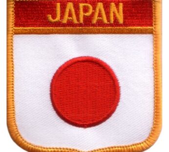 Japan 2.5″x 2.75″ Shield Crest