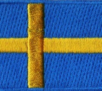 Sweden 1.5″x 2.5″ Crest