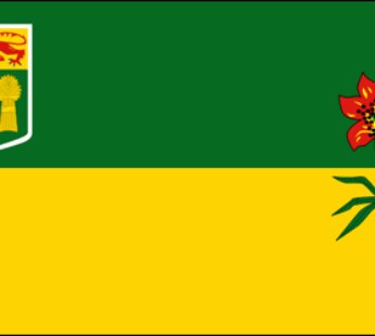 Saskatchewan 2 3/8″x4″ Window Cling Decal