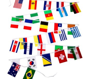 2014 World Cup Soccer Pennant String, 28′