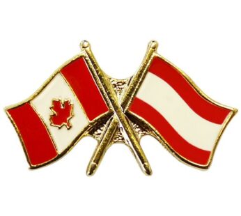 Canada/Austria Crossed Pin