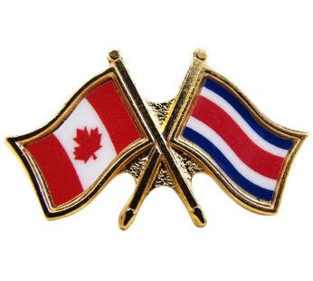 Canada/Costa Rica Crossed Pin