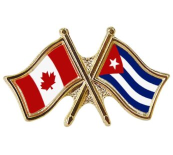 Canada/Cuba Crossed Pin