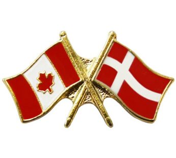 Canada/Denmark Crossed Pin