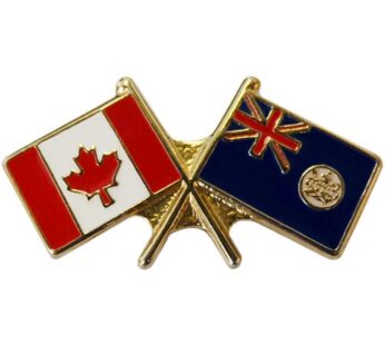 Canada/Hong Kong (former) Crossed Pin