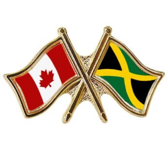 Canada/Jamaica Crossed Pin