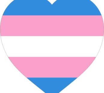 Transgender Tattoo – Heart, 1.5″x1.5″ (New!)