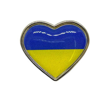 Ukraine Heart Lapel Pin